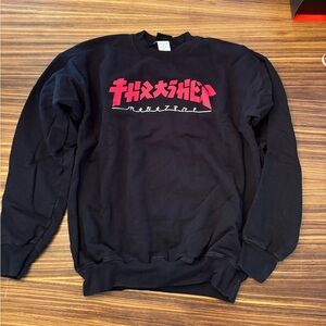 THRASHER Godzilla Mens Crewneck Sweatshirt